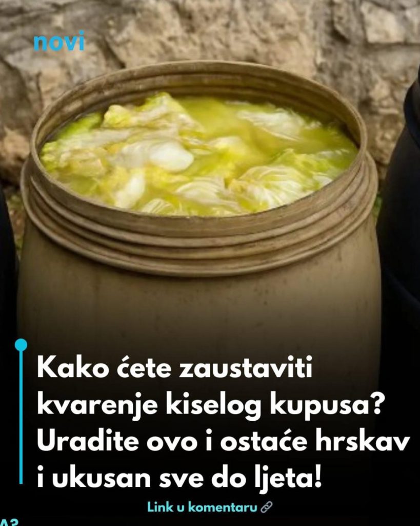 Kako spriječiti kvarenje kiselog kupusa – trik koji produžava svježinu do ljeta